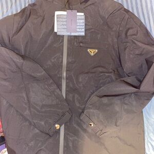 Prada Black Windbreaker Jacket